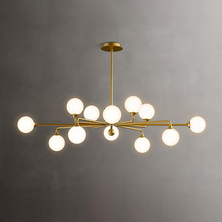 Staggered Glass Globes Chandelier - Vakkerlight