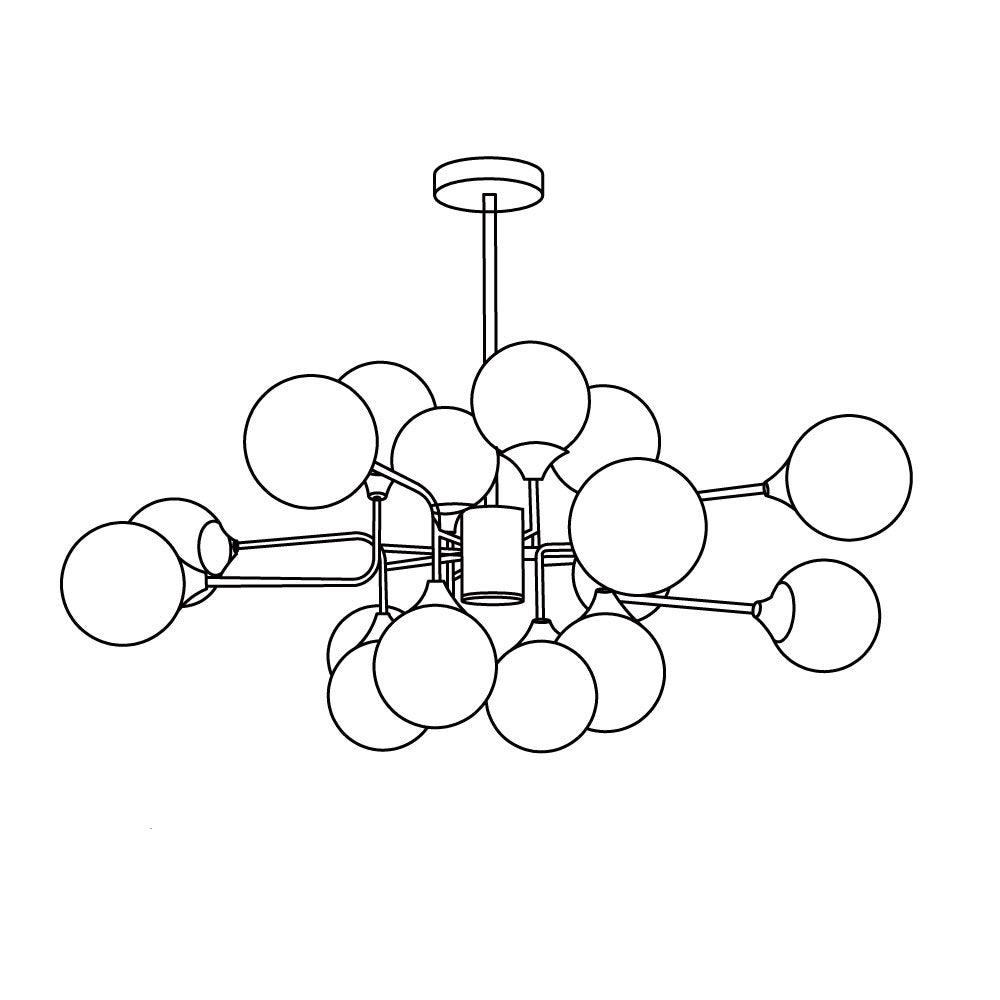 Stilnovo Chandelier - Vakkerlight