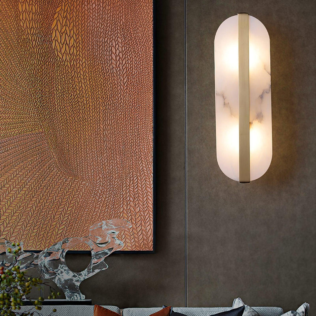 Stone Wall Alabaster LED Sconce - Vakkerlight