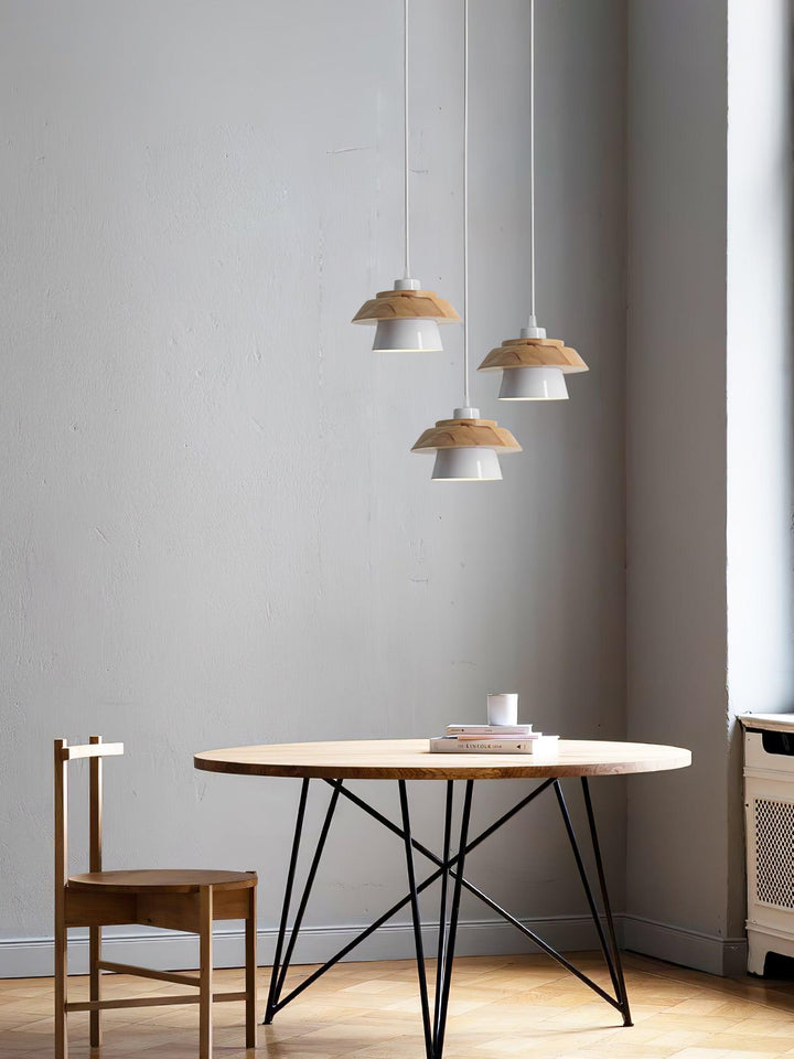 Stone Wood Pendant Lamp - Vakkerlight