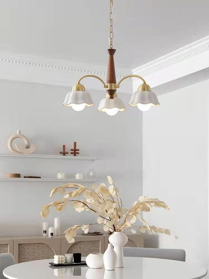 Swedish Modern Brass Chandelier - Vakkerlight