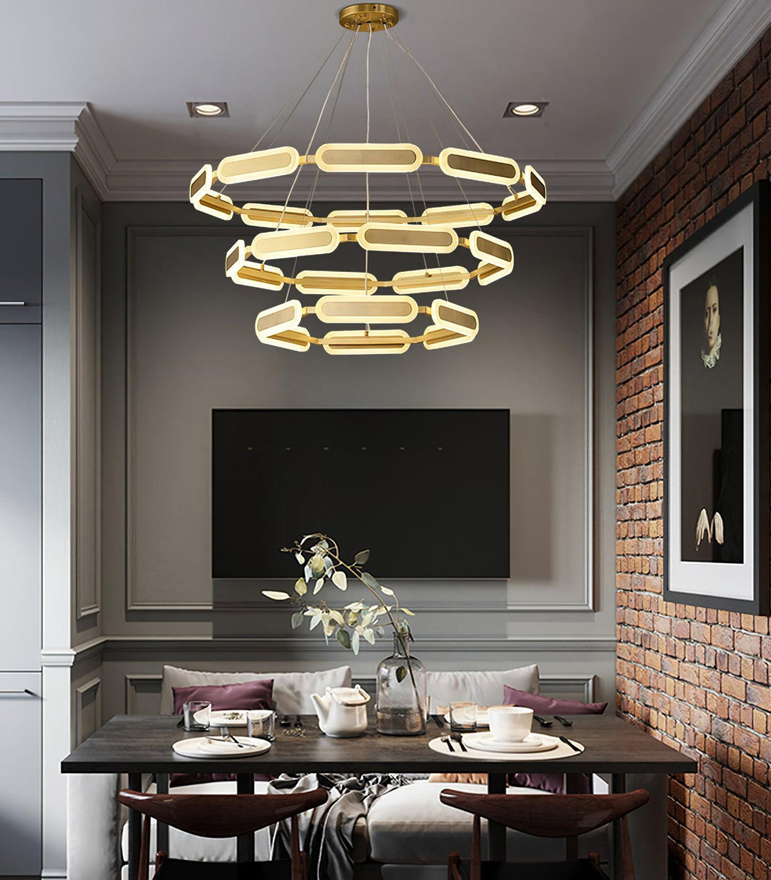 Swirl Chandelier - Vakkerlight