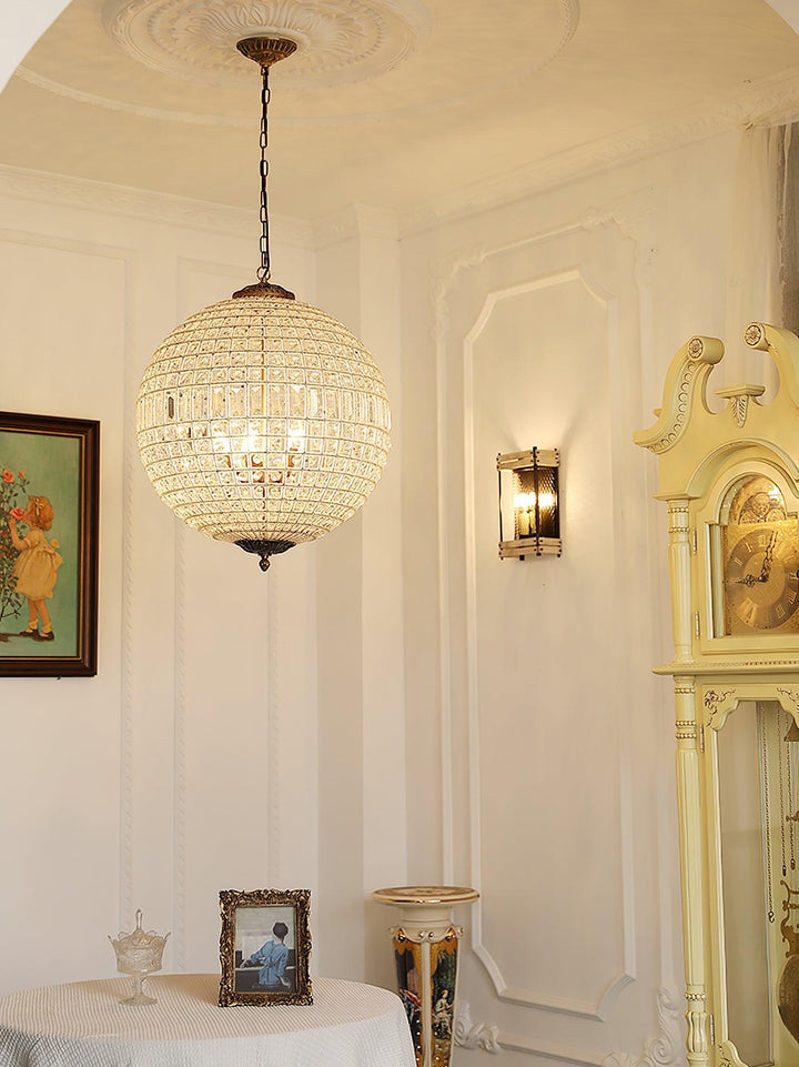 Traditional Gold Globe Chandelier - Vakkerlight