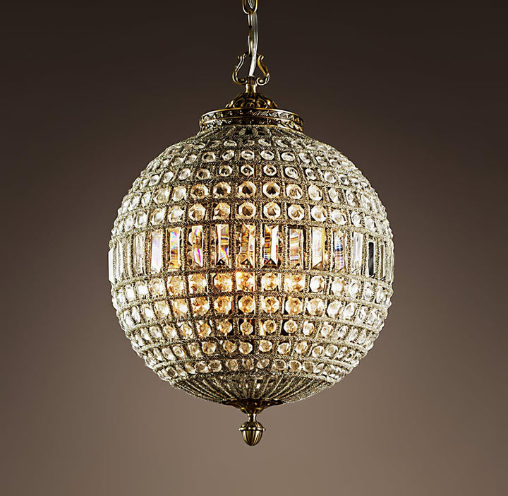 Traditional Gold Globe Chandelier - Vakkerlight