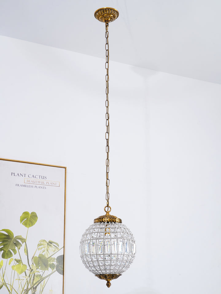 Traditional Gold Globe Chandelier - Vakkerlight