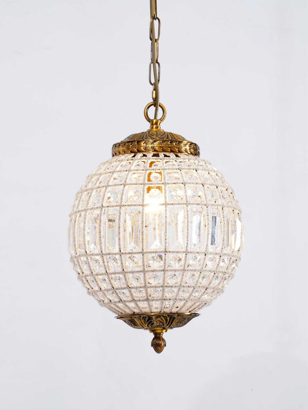 Traditional Gold Globe Chandelier - Vakkerlight