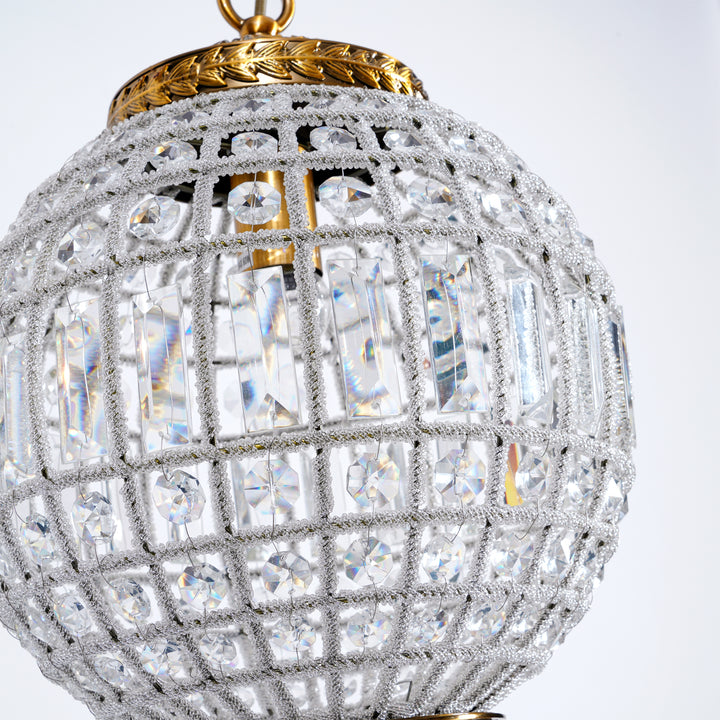 Traditional Gold Globe Chandelier - Vakkerlight