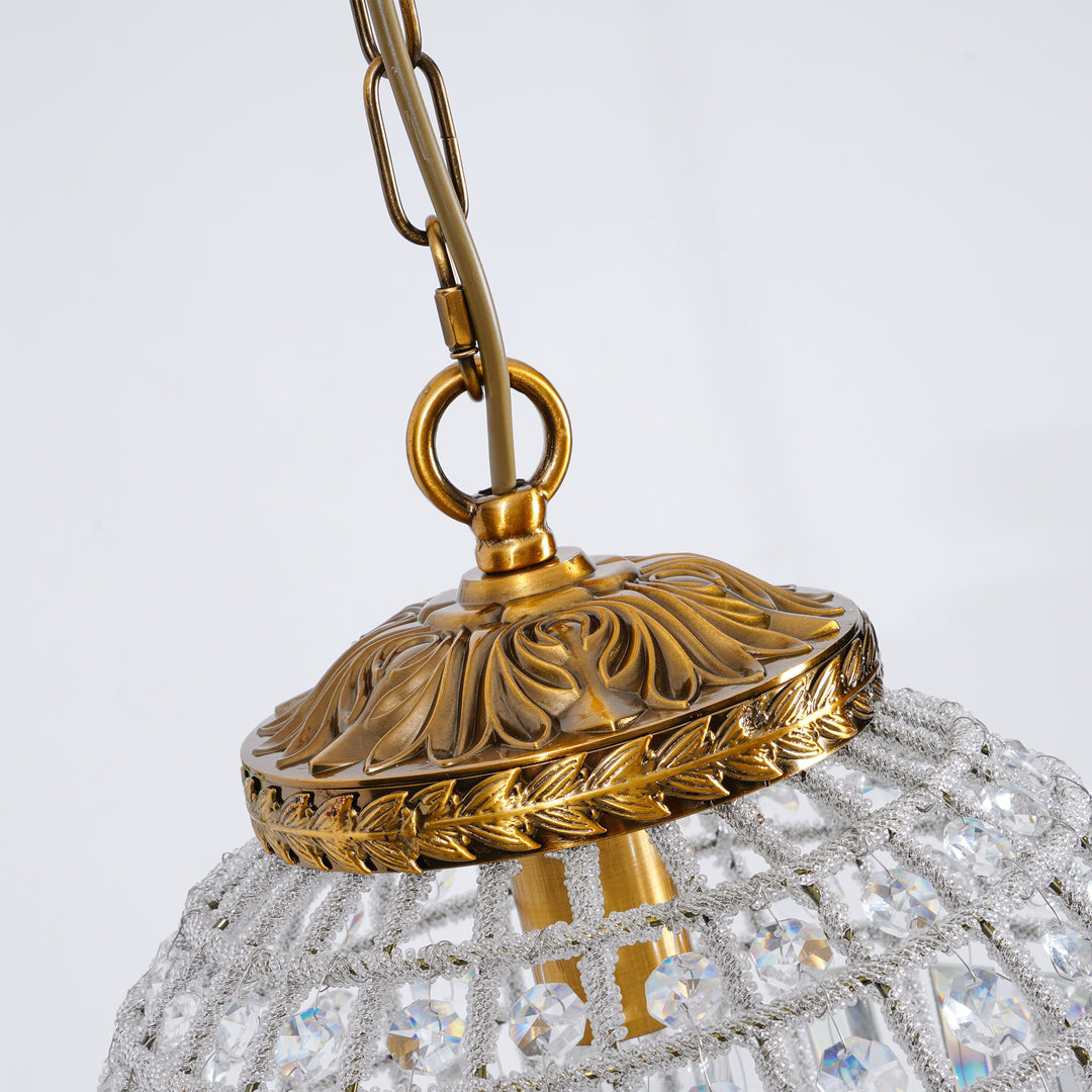 Traditional Gold Globe Chandelier - Vakkerlight