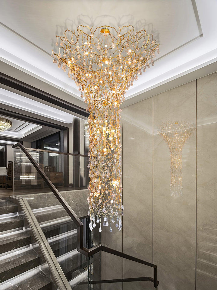 Tree Branch Staircase Chandelier - Vakkerlight