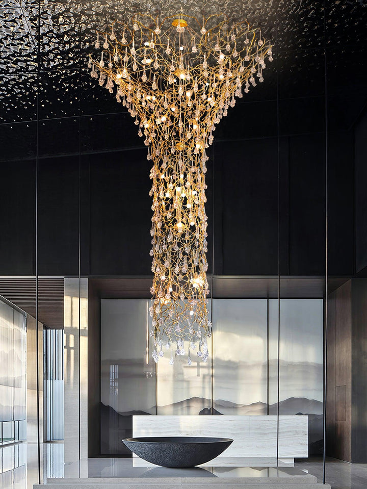 Tree Branch Staircase Chandelier - Vakkerlight