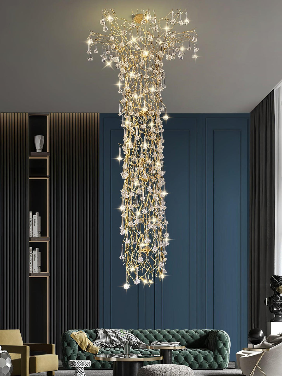 Tree Branch Staircase Chandelier - Vakkerlight