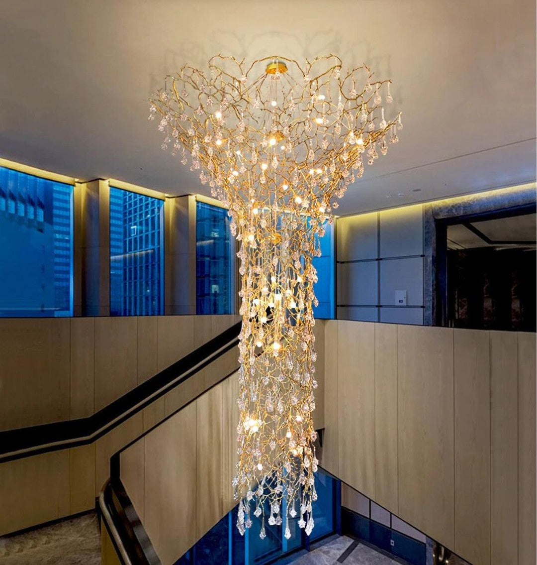 Tree Branch Staircase Chandelier - Vakkerlight