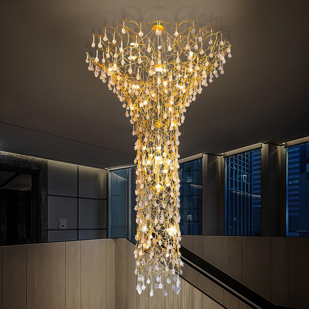 Tree Branch Staircase Chandelier - Vakkerlight