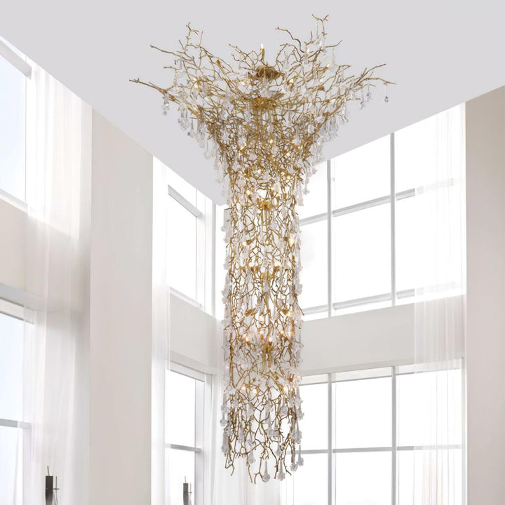 Tree Branch Staircase Chandelier - Vakkerlight