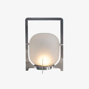 Silver Twilight Lantern Rechargeable Table Light