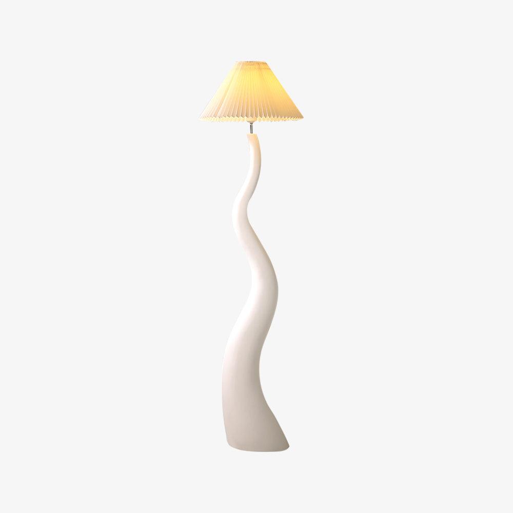 Twisted Pleated Floor Lamp - Vakkerlight