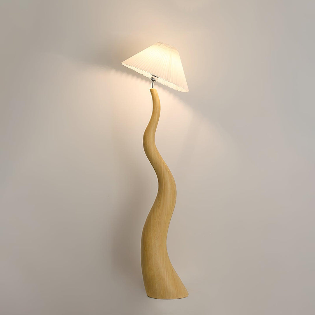 Twisted Pleated Floor Lamp - Vakkerlight