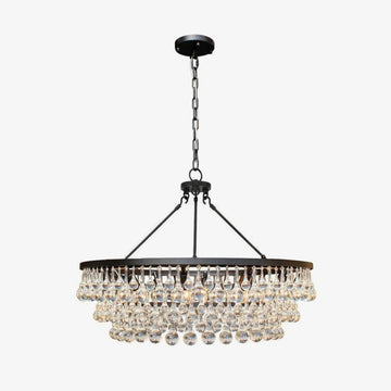 Unique Tiered Crystal Chandelier - Vakkerlight — Dimension drawings 1