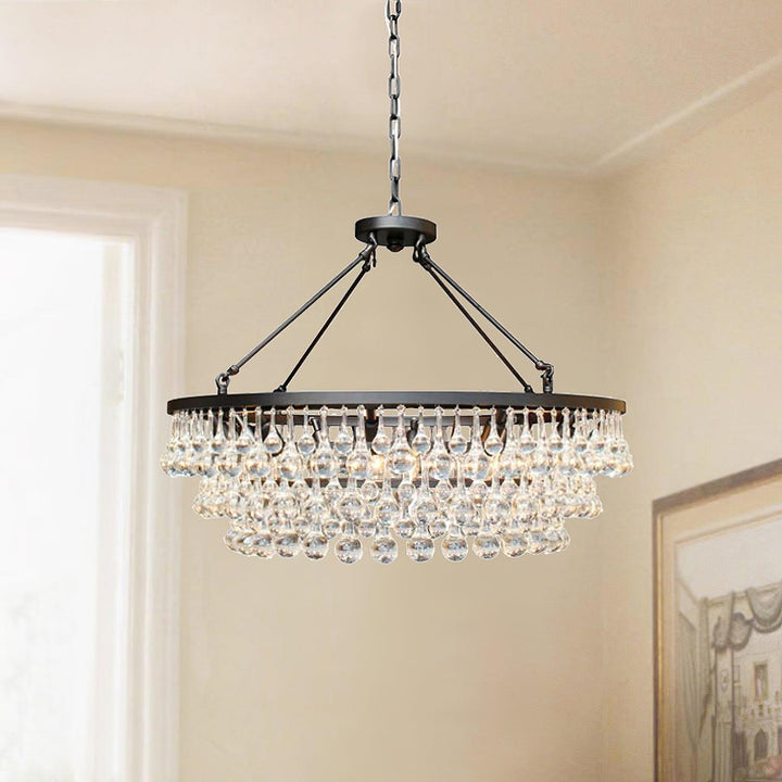 Unique Tiered Crystal Chandelier - Vakkerlight