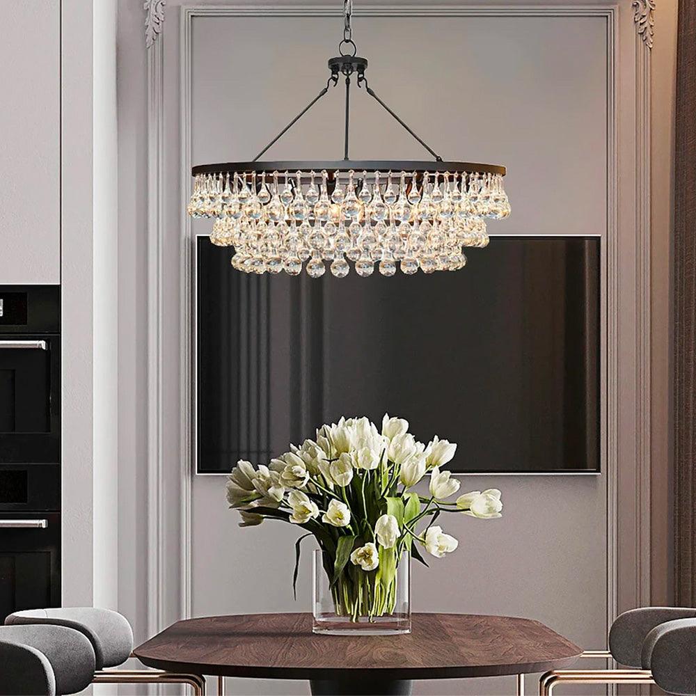 Unique Tiered Crystal Chandelier - Vakkerlight