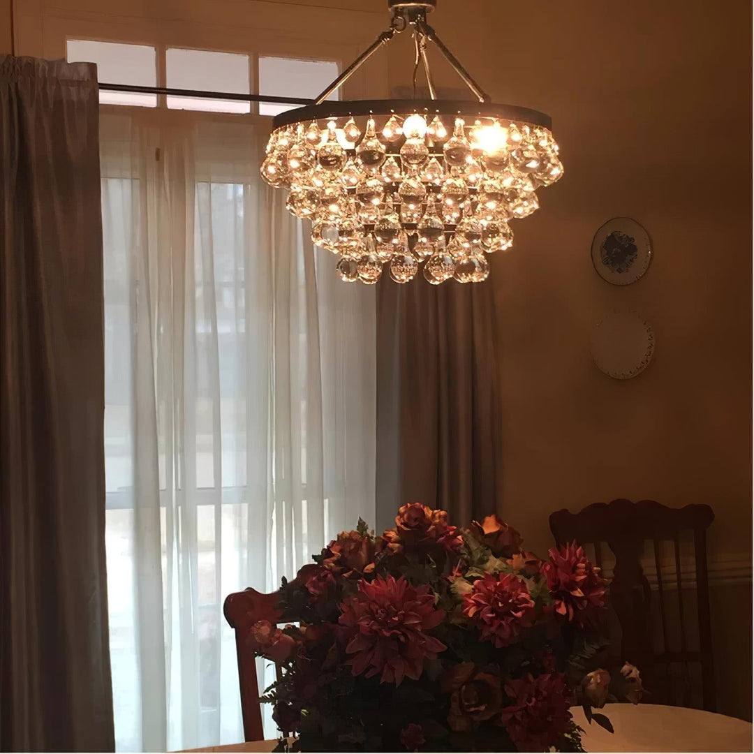 Unique Tiered Crystal Chandelier - Vakkerlight