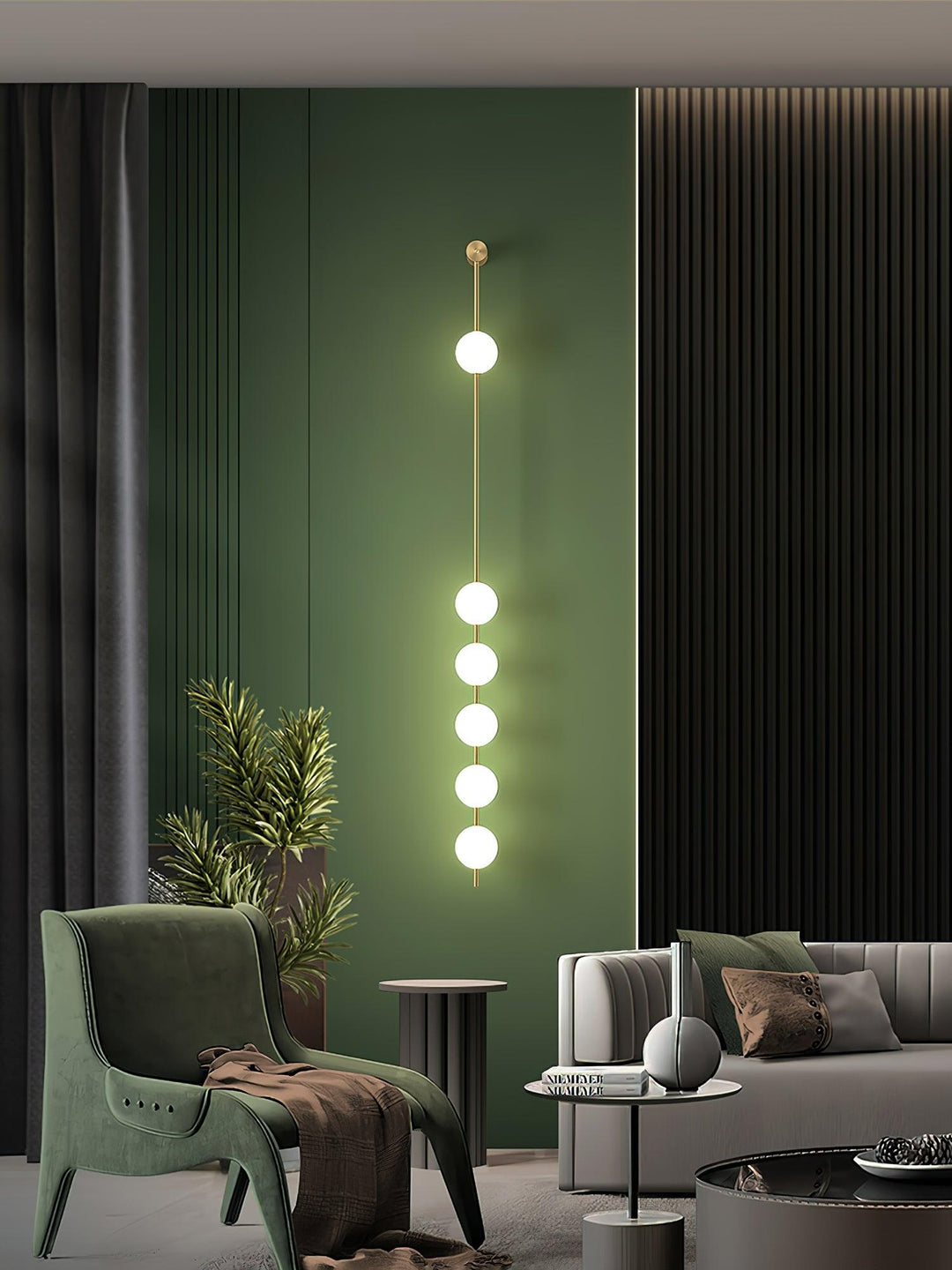 Vertical Balls Wall Lamp - Vakkerlight