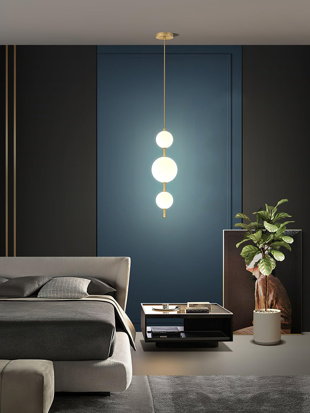 Vertical Globe Pendant Lamp - Vakkerlight