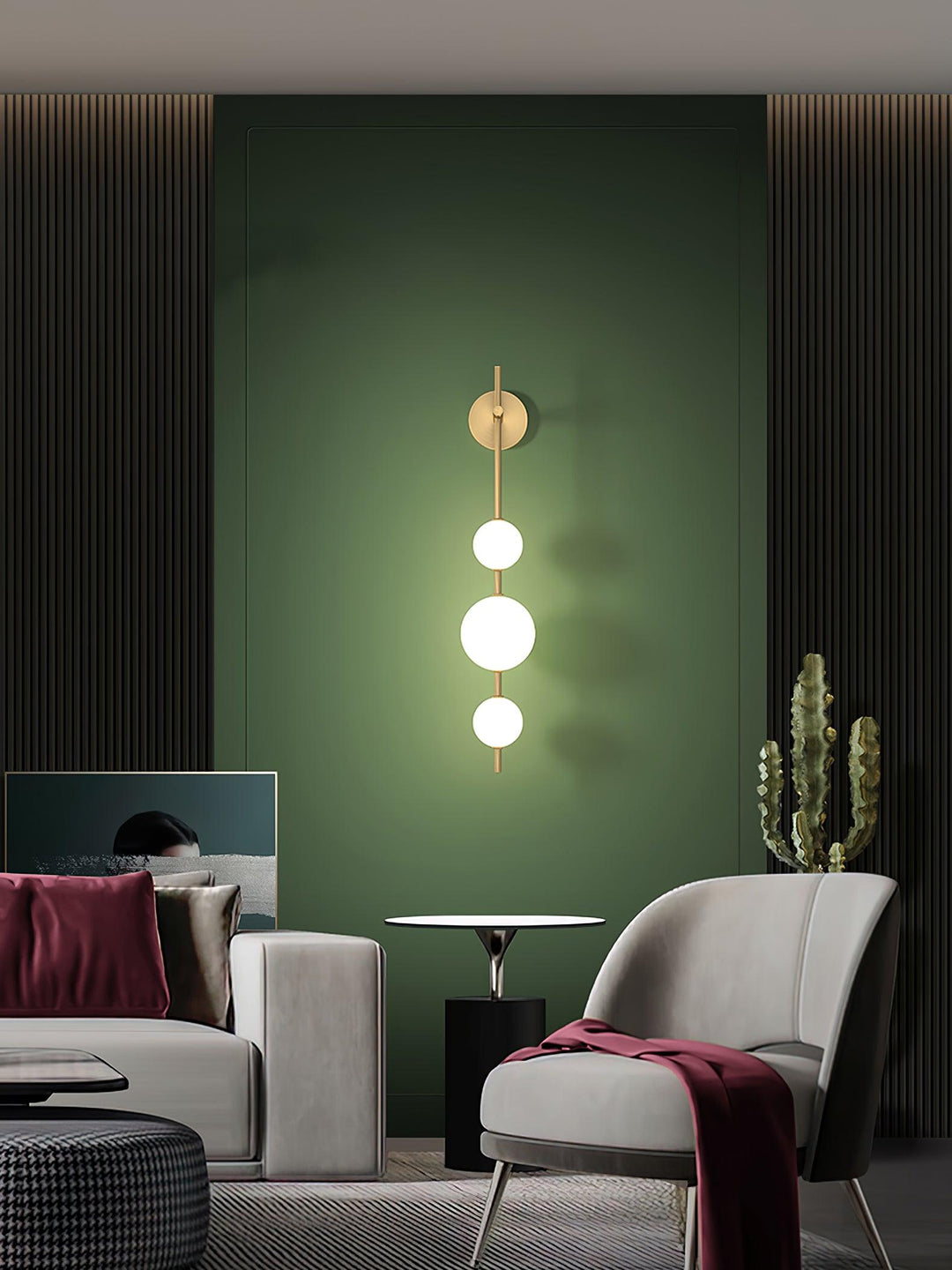 Vertical Globe Wall Lamp - Vakkerlight