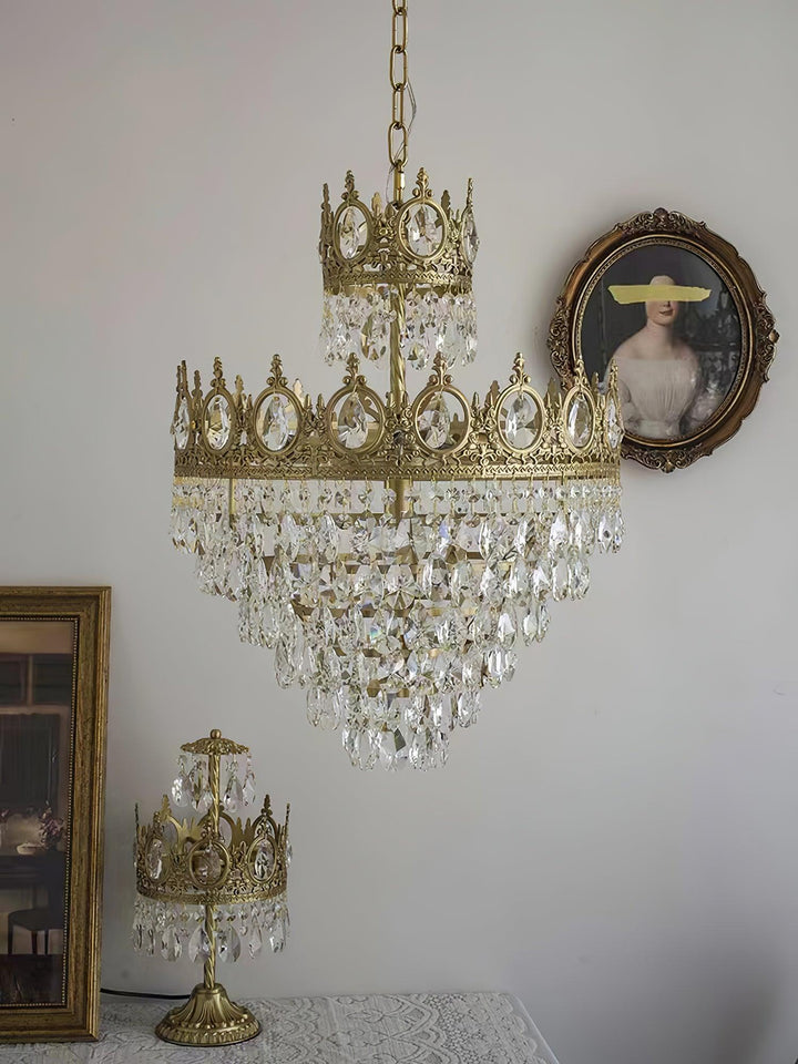 Vintage Crystal Chandelier - Vakkerlight