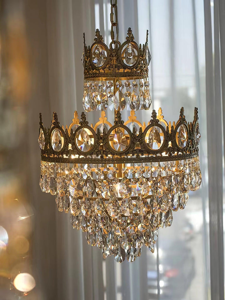 Vintage Crystal Chandelier - Vakkerlight