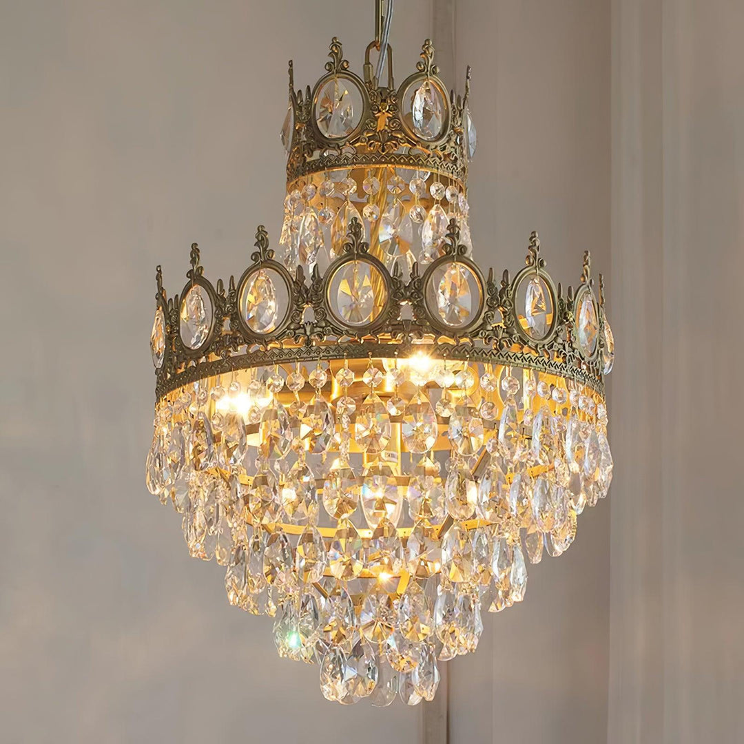 Vintage Crystal Chandelier - Vakkerlight