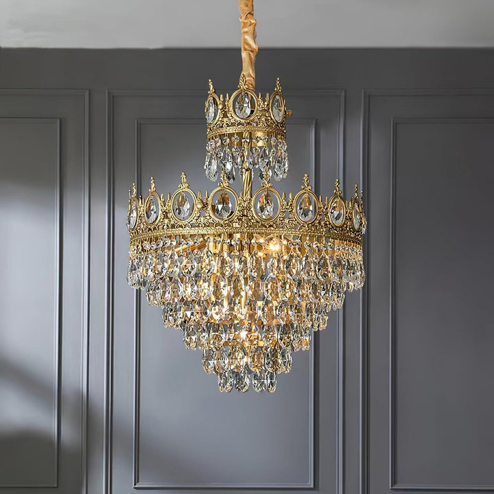 Vintage Crystal Chandelier - Vakkerlight