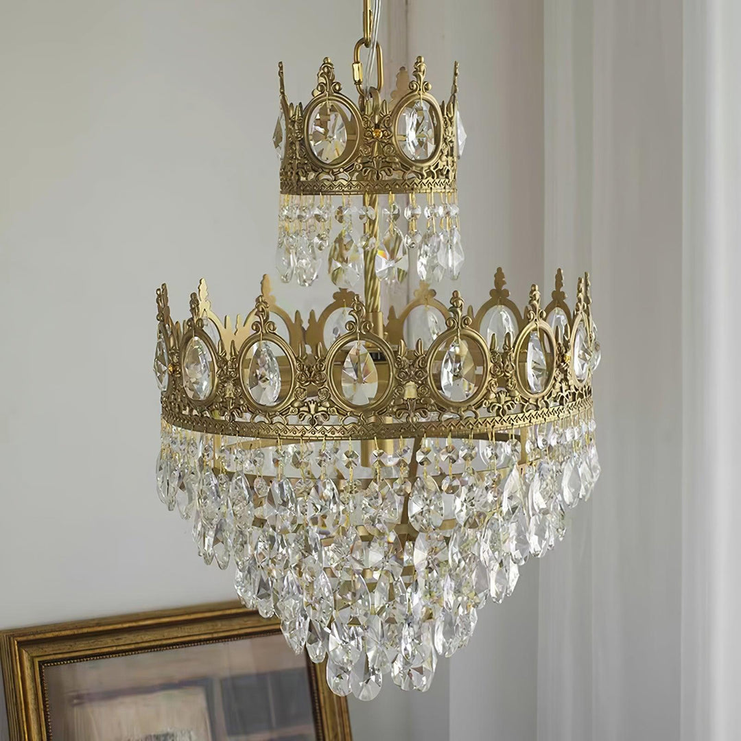 Vintage Crystal Chandelier - Vakkerlight