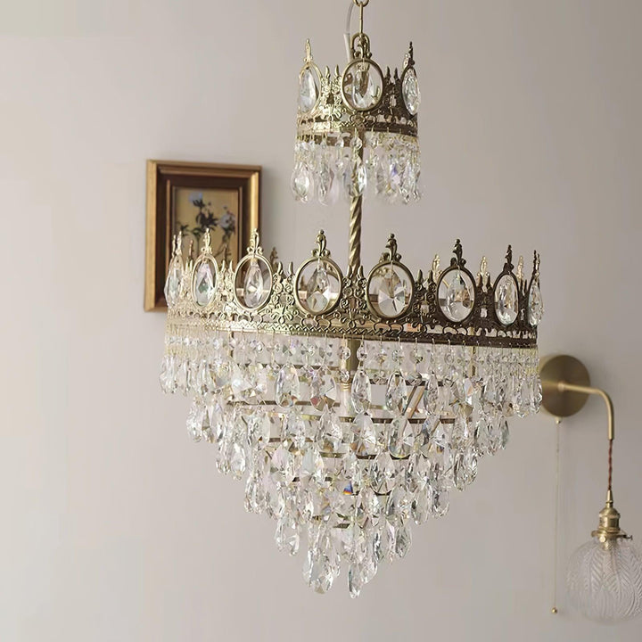 Vintage Crystal Chandelier - Vakkerlight