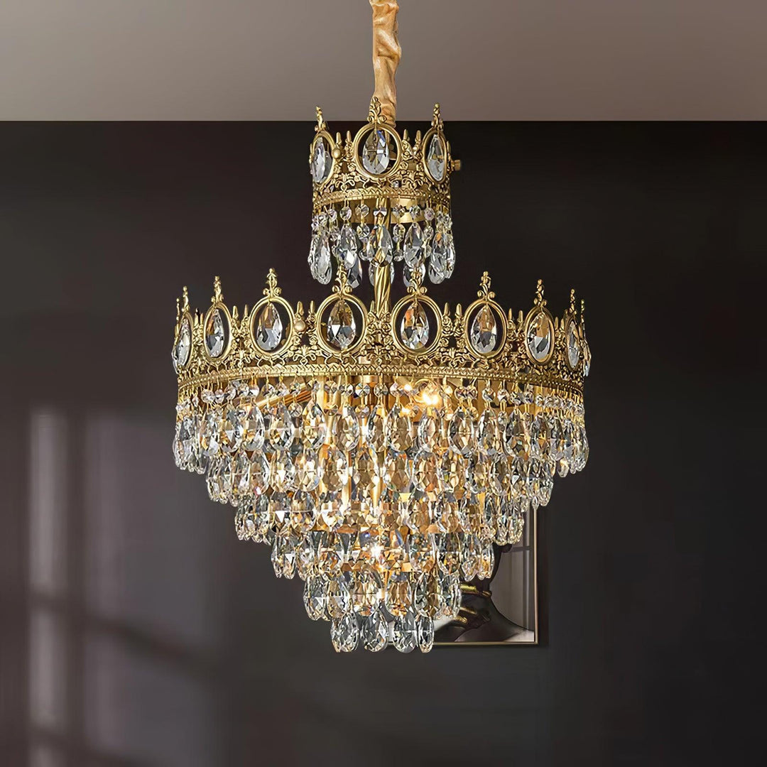 Vintage Crystal Chandelier - Vakkerlight