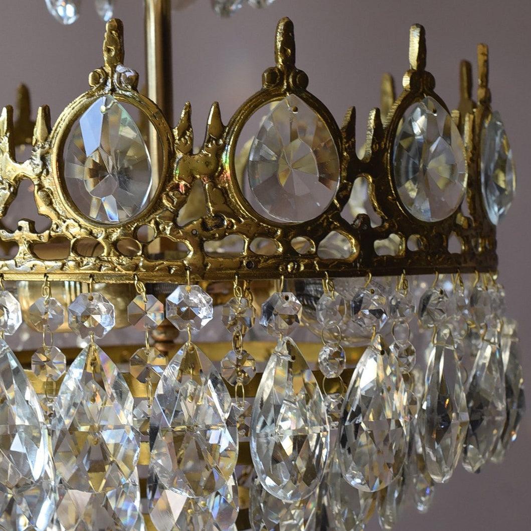 Vintage Crystal Chandelier - Vakkerlight