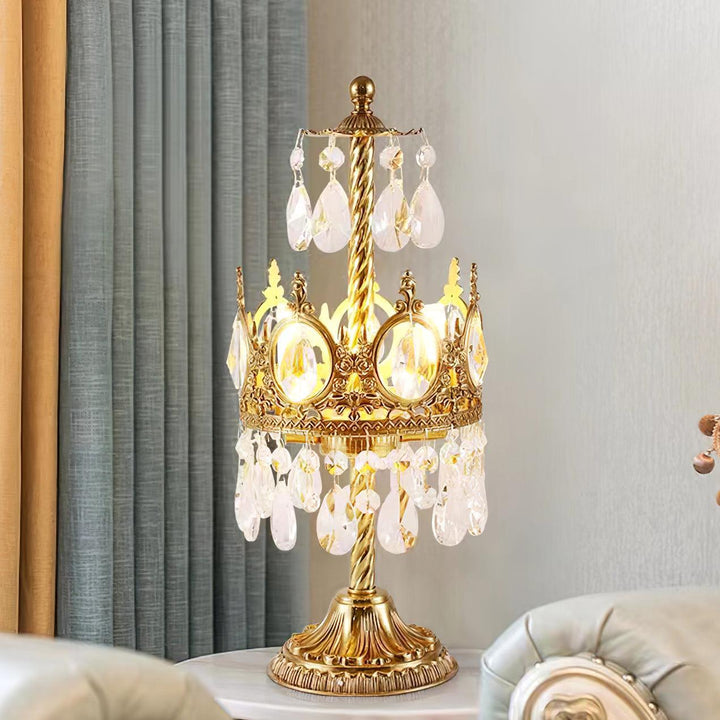 Vintage Crystal Table Light - Vakkerlight