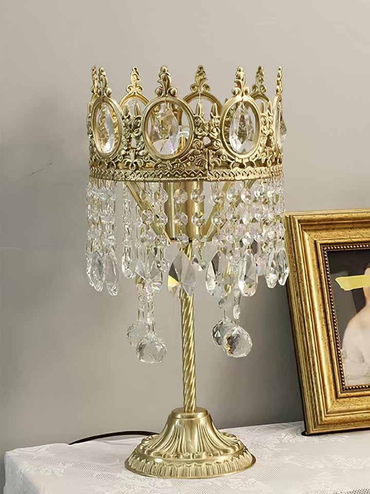 Vintage Crystal Table Light - Vakkerlight