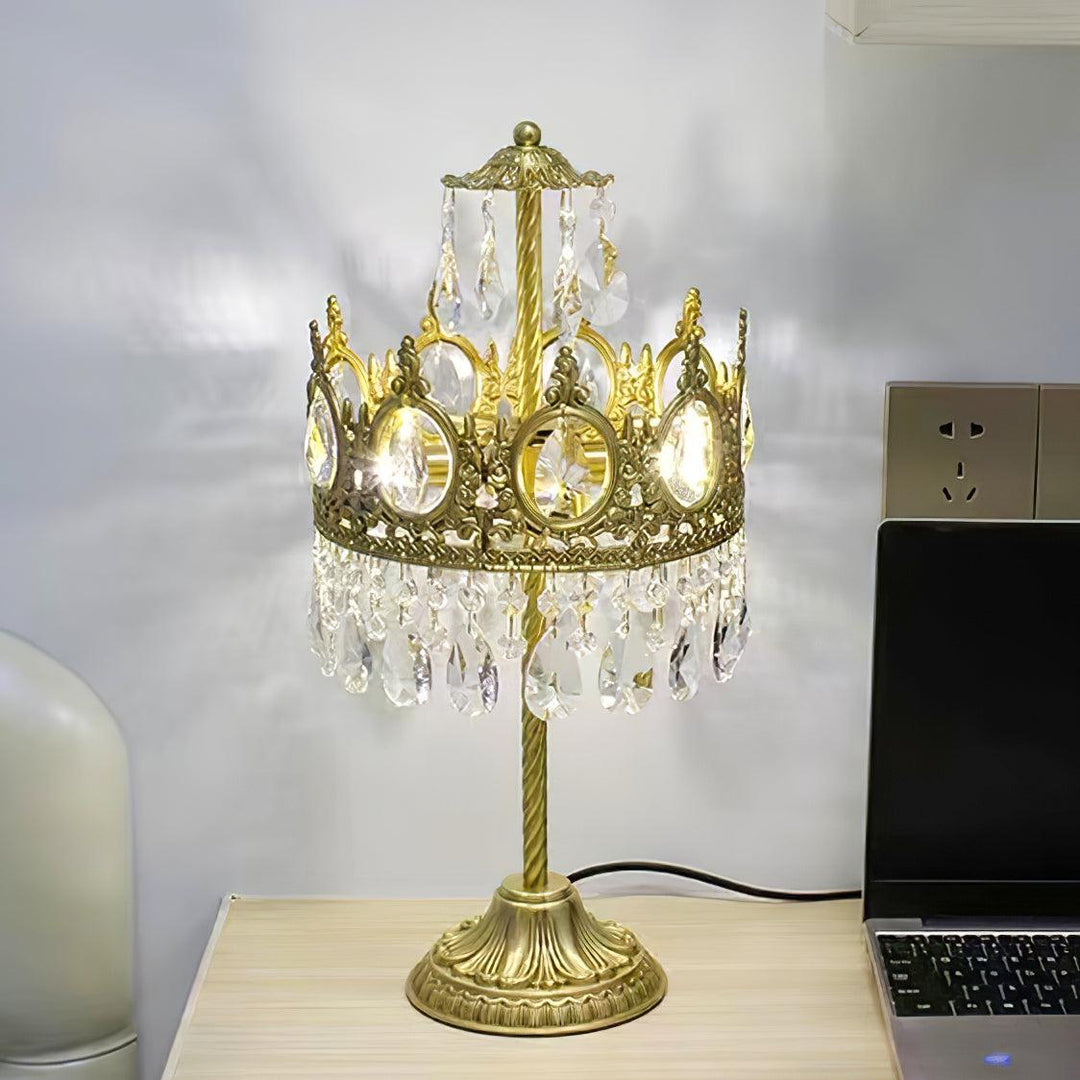 Vintage Crystal Table Light - Vakkerlight