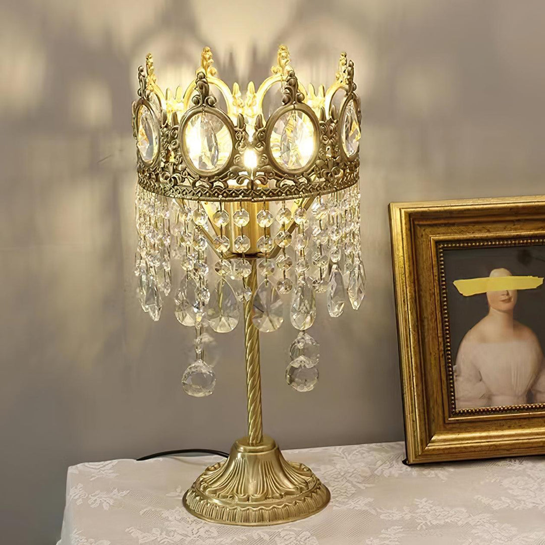 Vintage Crystal Table Light - Vakkerlight