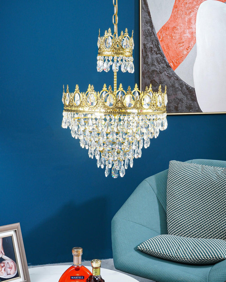 Vintage Crystal Chandelier - Vakkerlight