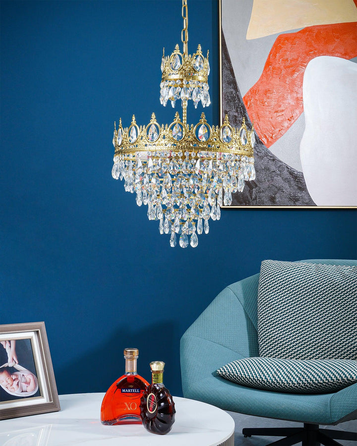 Vintage Crystal Chandelier - Vakkerlight