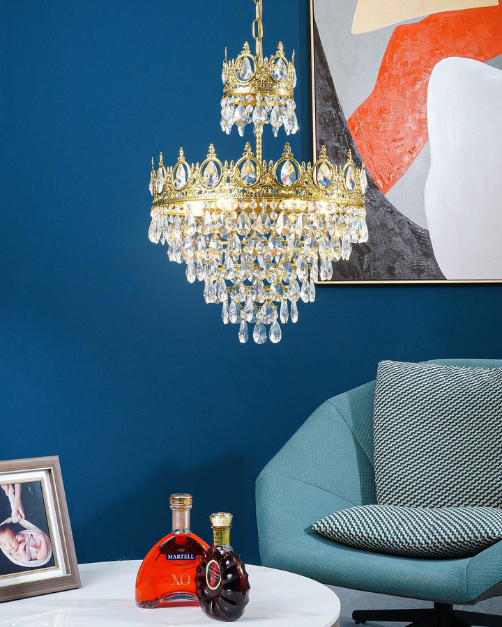 Vintage Crystal Chandelier - Vakkerlight