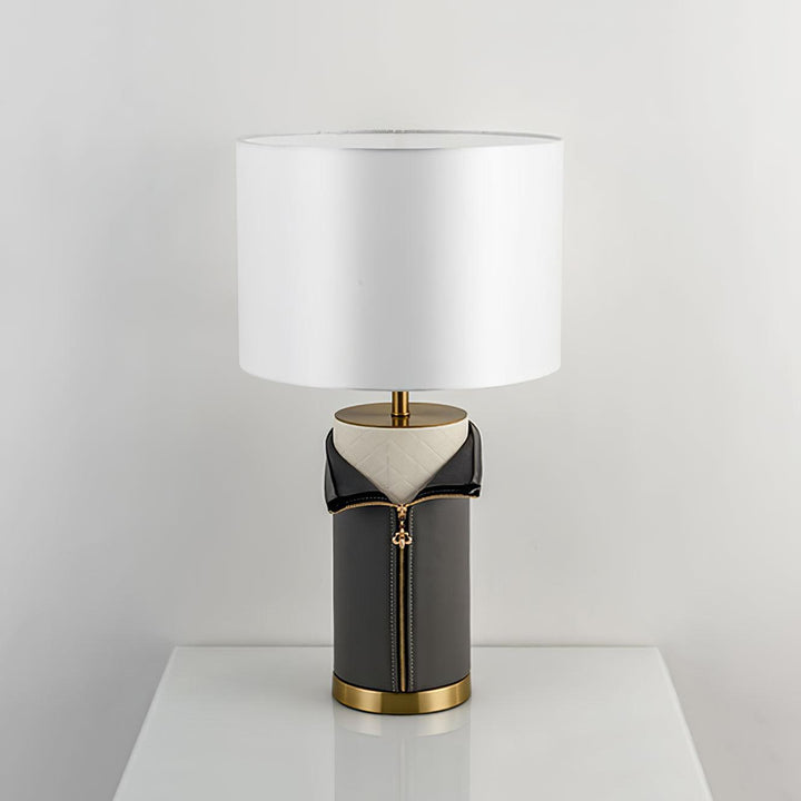 Vintage Leather Table Lamp - Vakkerlight