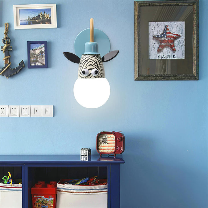 Cartoon Animal Kids Wall Lamp - Vakkerlight