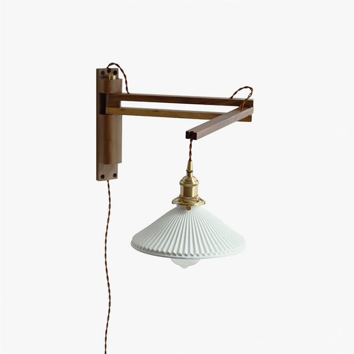 Walnut Telescopic Wall Lamp - Vakkerlight