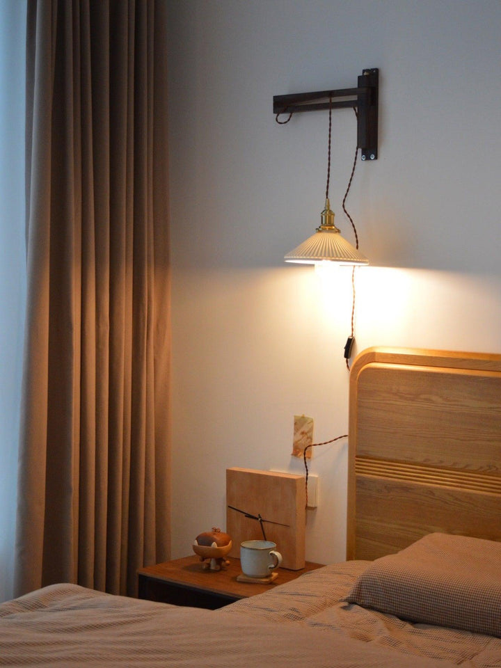 Walnut Telescopic Wall Lamp - Vakkerlight