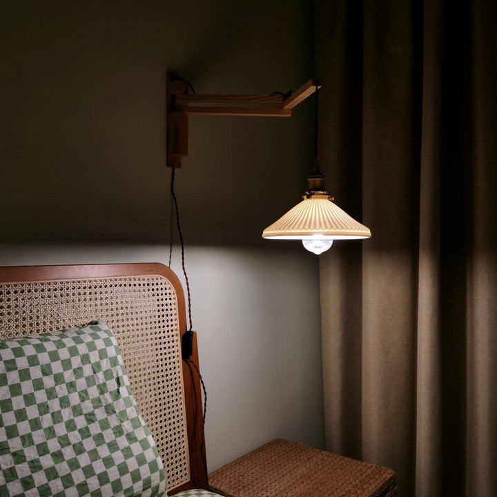 Walnut Telescopic Wall Lamp - Vakkerlight