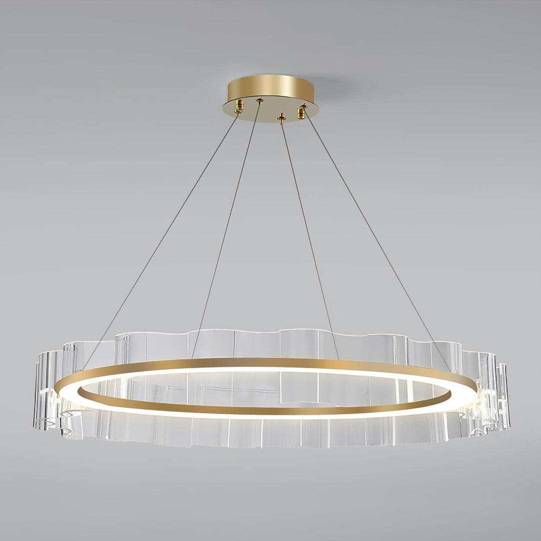 Water Wave Glass Chandelier - Vakkerlight