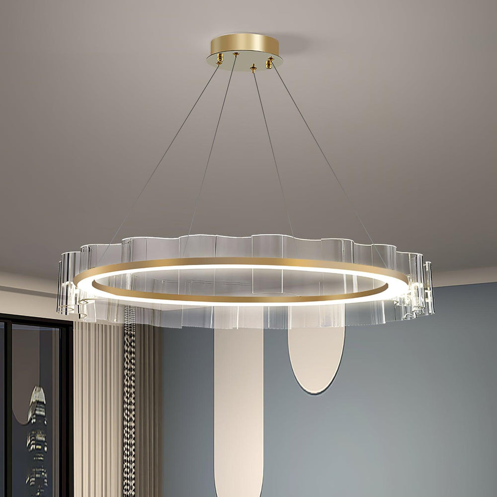 Water Wave Glass Chandelier - Vakkerlight